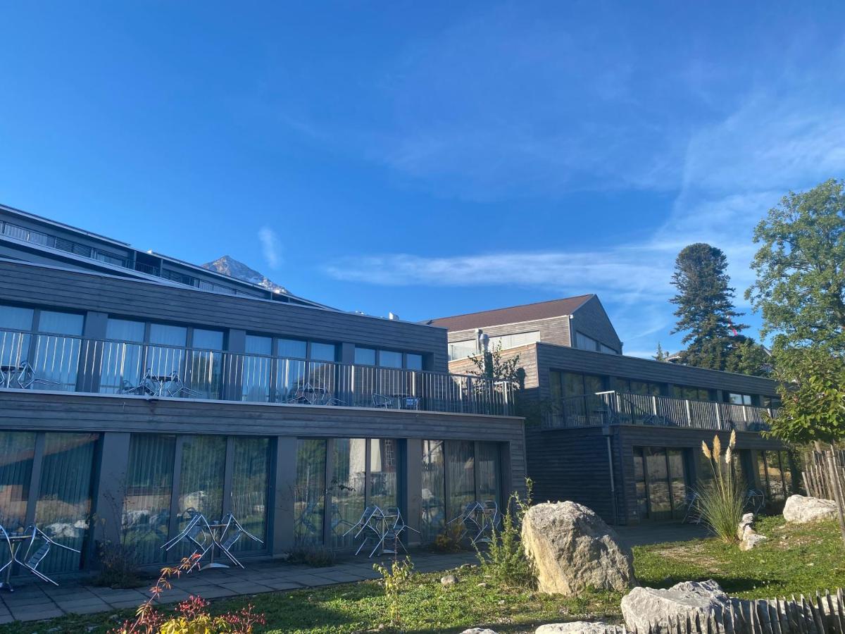 Hotel Seaside Spiez Bagian luar foto
