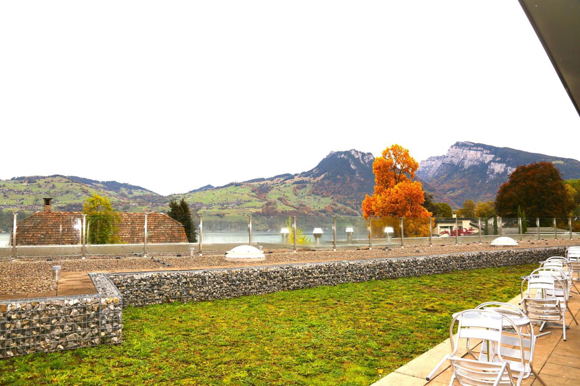 Hotel Seaside Spiez Bagian luar foto